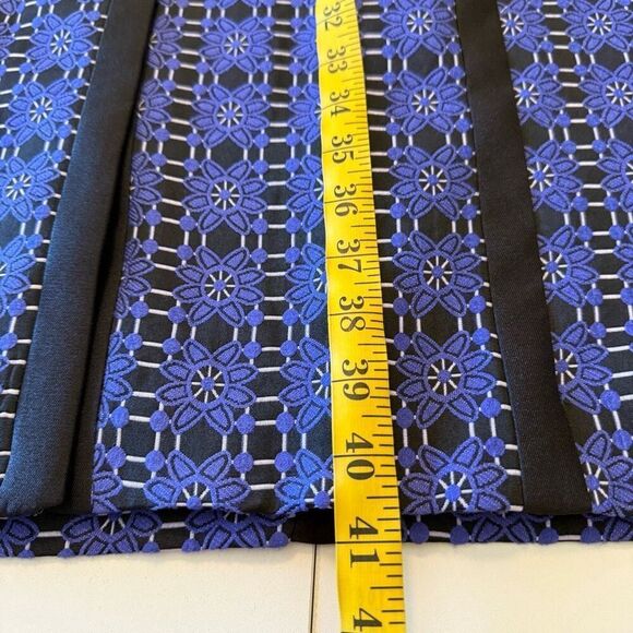 Giovanna Collection Blue & Black Coat Size 18 Career, Dark Academia, Old Money - Picture 14 of 14